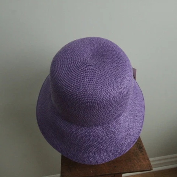 1970’s Convertible Straw Wide Brimmed Sun Hat - Picture 5 of 6